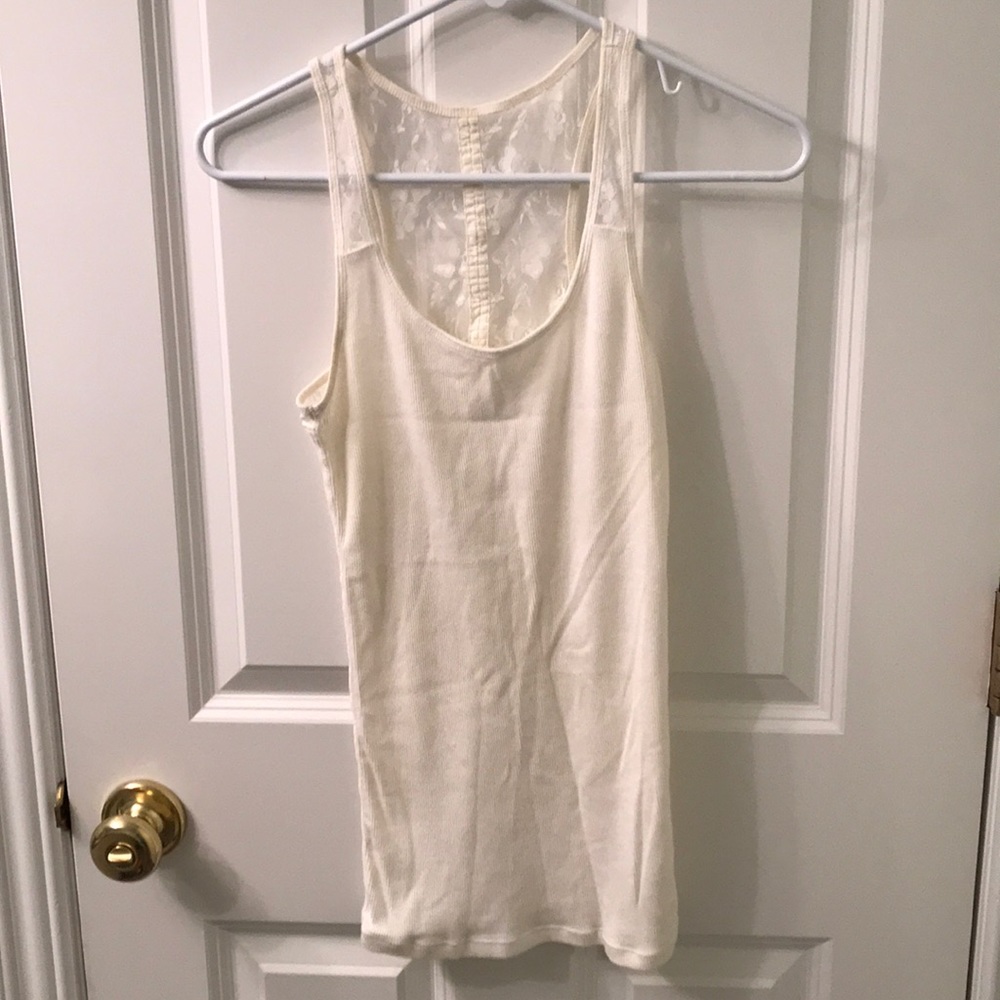 White tank top